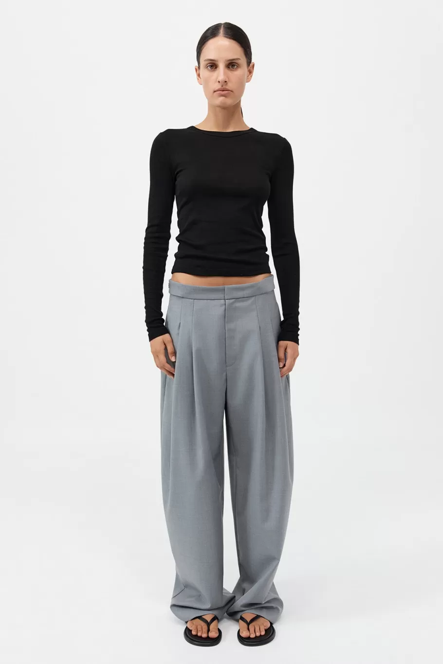 Tailoring | Pants | St. Agni Adjustable Pants - GREY