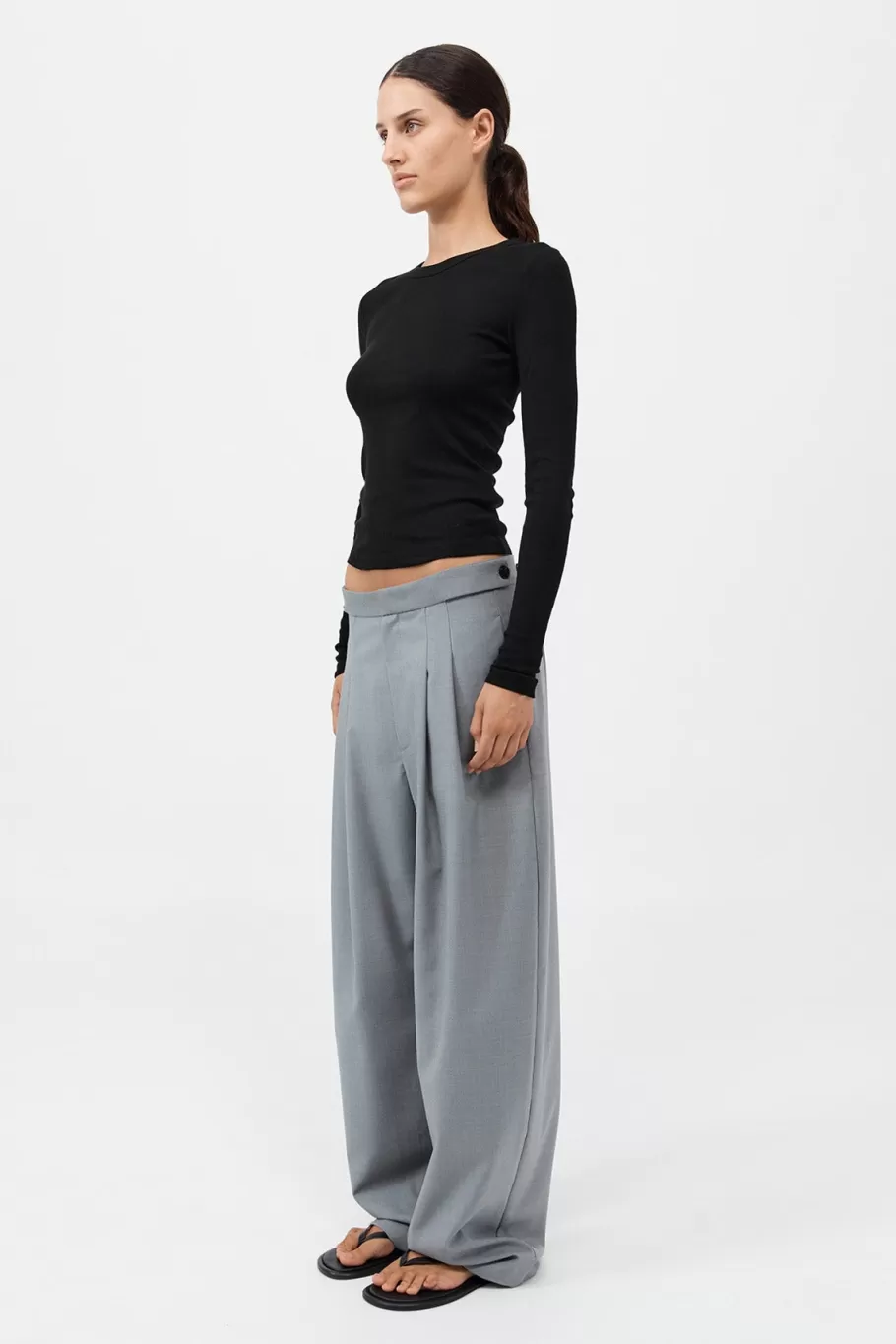 Tailoring | Pants | St. Agni Adjustable Pants - GREY