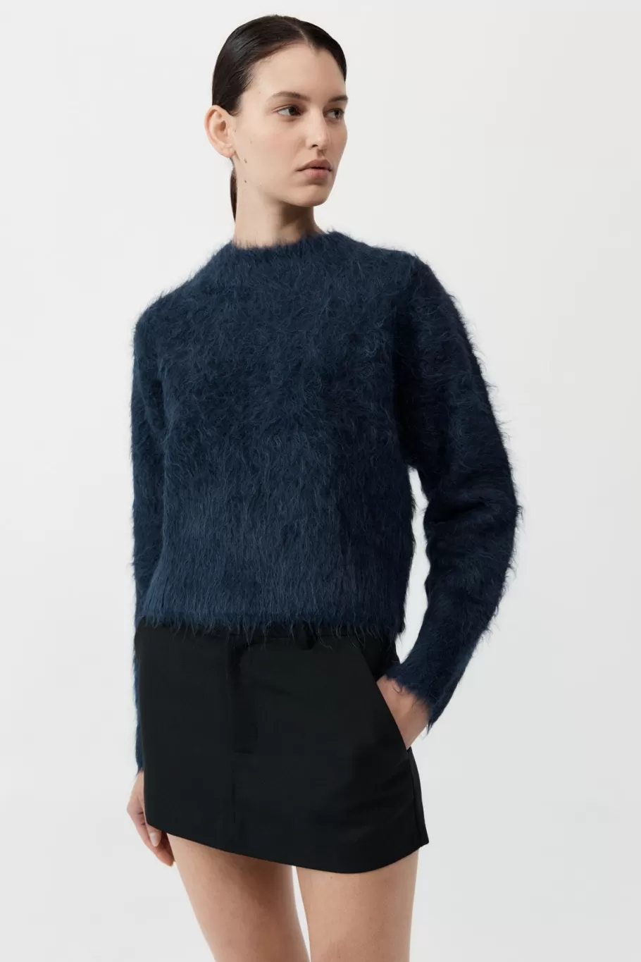 Jumpers | Knitwear | St. Agni Alpaca Sweater - MIDNIGHT BLUE