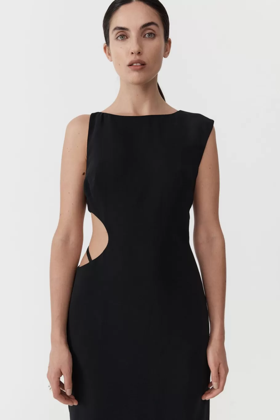 Dresses | Tailoring | St. Agni Arc Cut Out Dress - Black