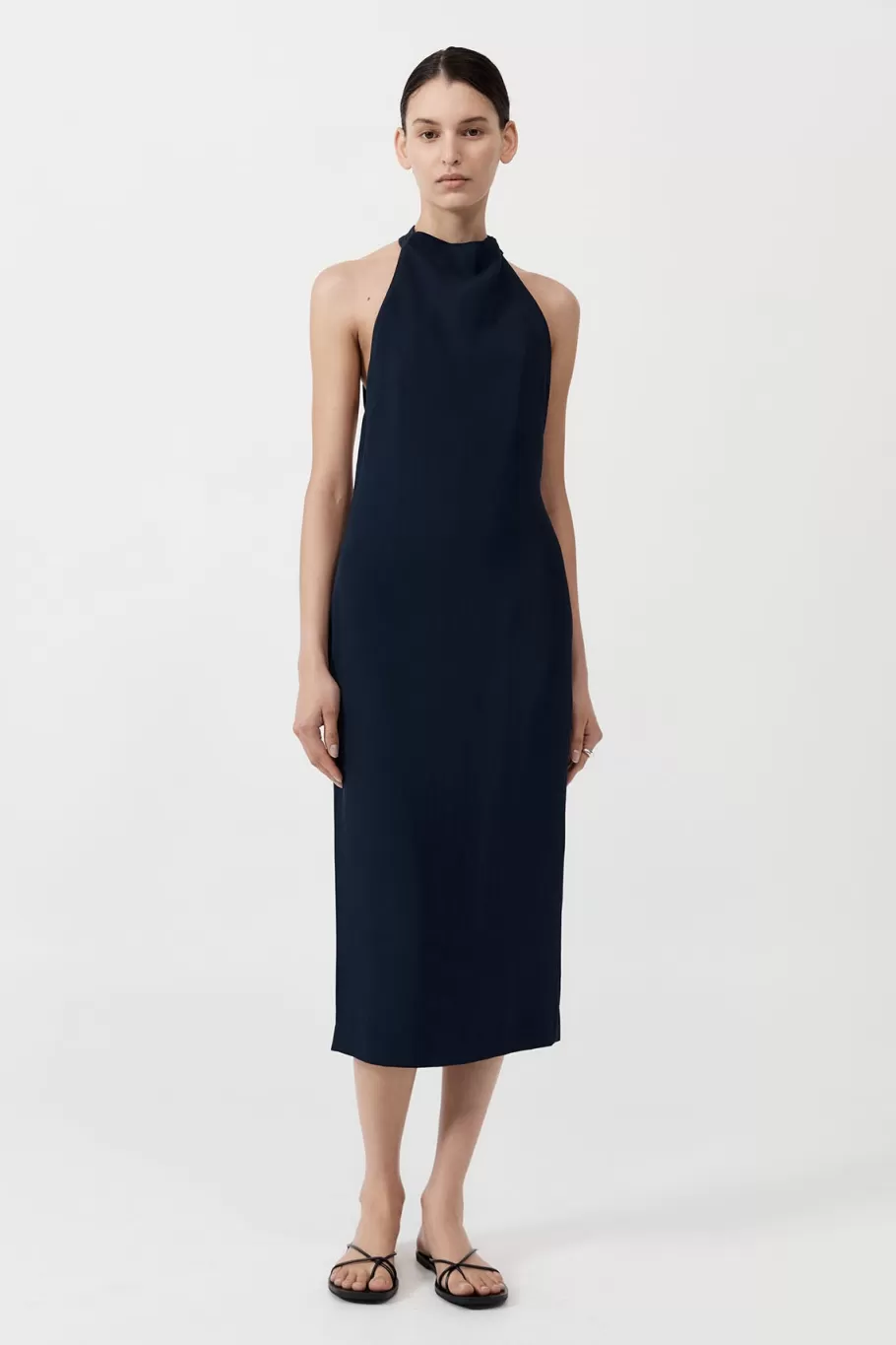 Dresses | St. Agni Asymm Belt Back Dress - INKWELL