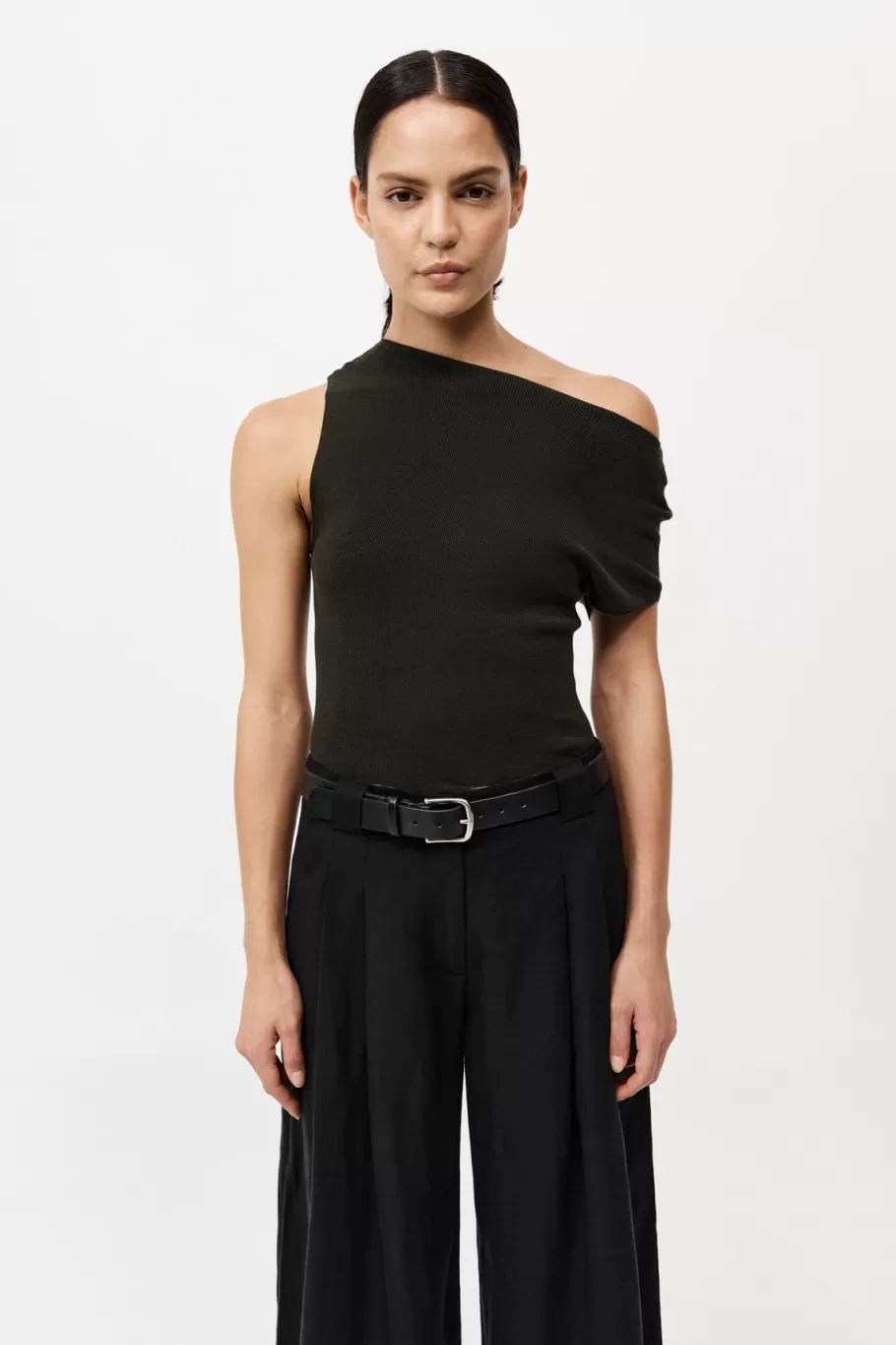 Tops | Knitwear | St. Agni Asymmetric Knit Top - BASIL