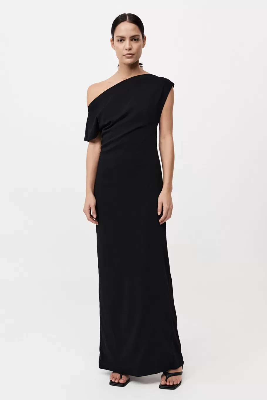 Dresses | St. Agni Asymmetric Off Shoulder Dress - BLACK