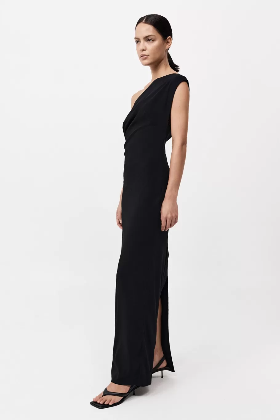 Dresses | St. Agni Asymmetric Off Shoulder Dress - BLACK