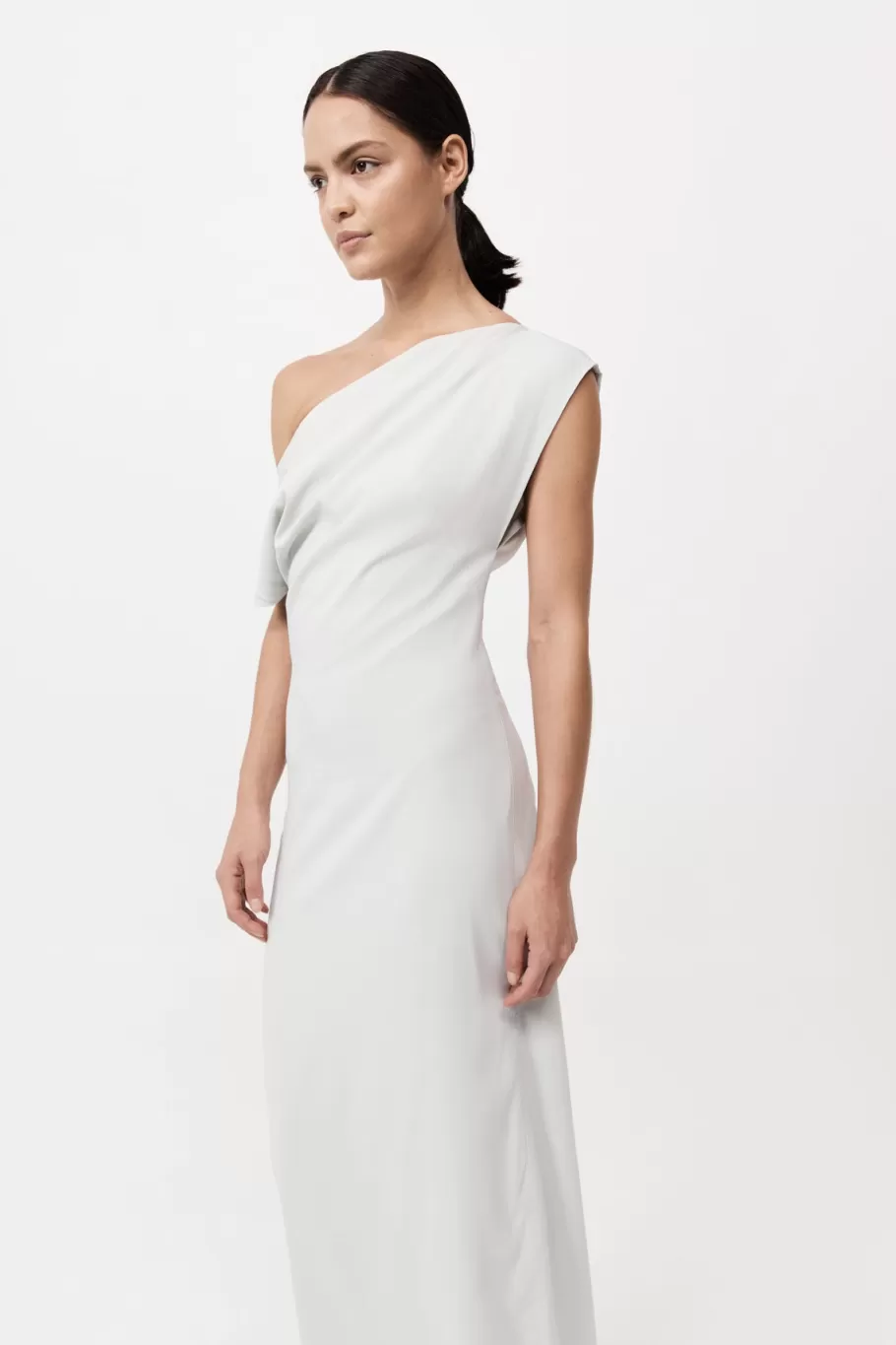 Dresses | St. Agni Asymmetric Off Shoulder Dress - SILVER