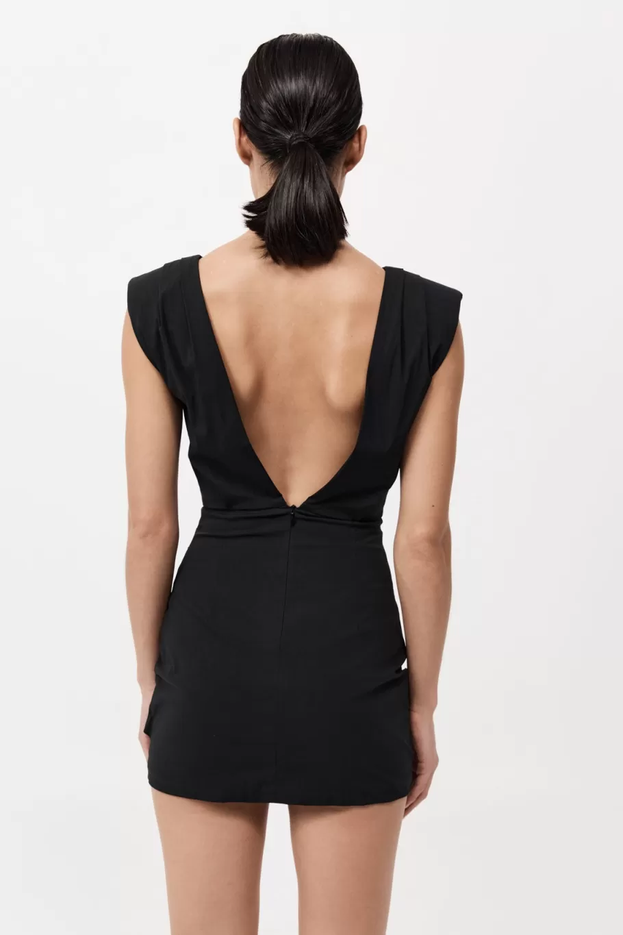 Dresses | St. Agni Bateau Tuck Mini Dress - BLACK