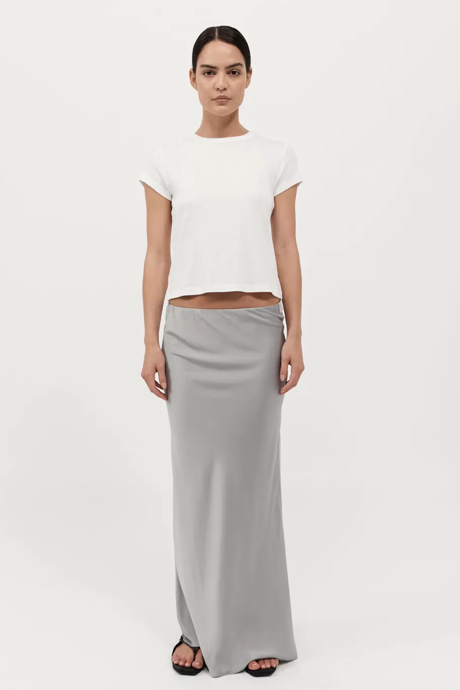 Skirts | St. Agni Bias Slip Skirt - SILVER