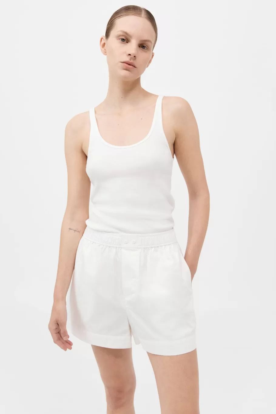 Shorts | St. Agni Boxer Shorts - WHITE