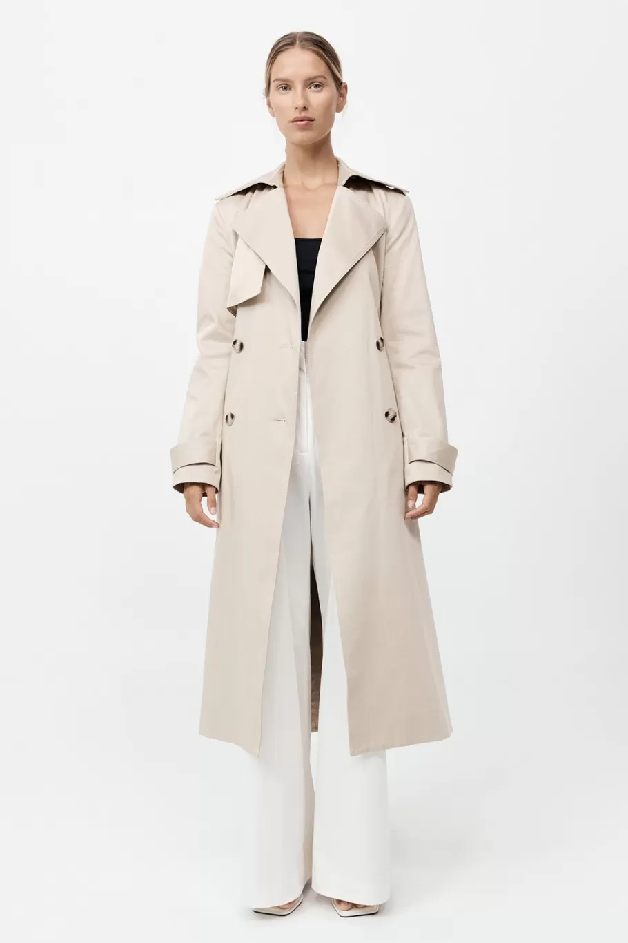 Outerwear | Tailoring | St. Agni Classic Trench Coat - CHAMPAGNE