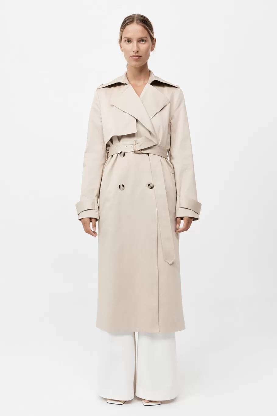 Outerwear | Tailoring | St. Agni Classic Trench Coat - CHAMPAGNE