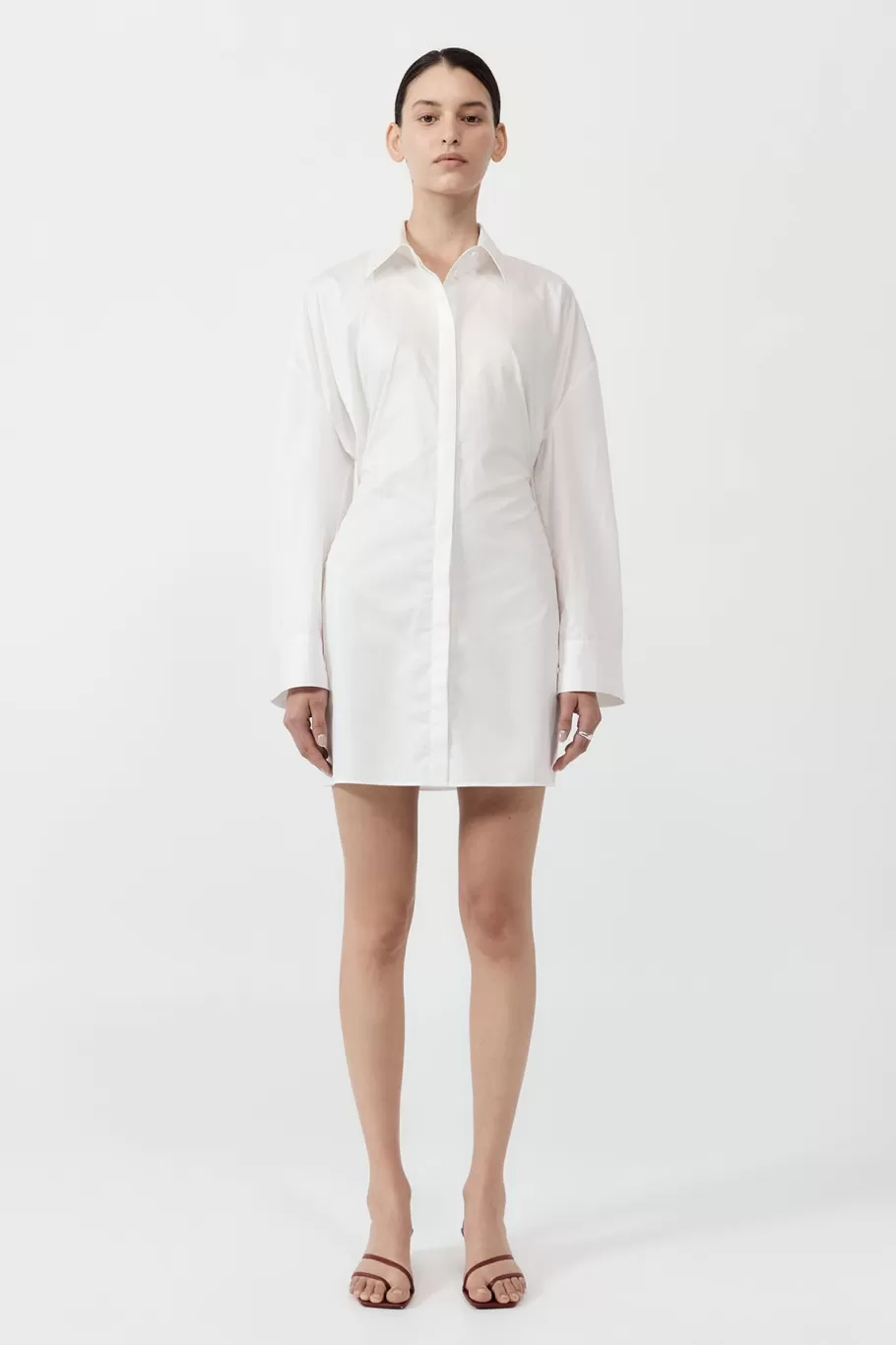 Dresses | Shirts | St. Agni Cotton Oversized Shirt Dress - White