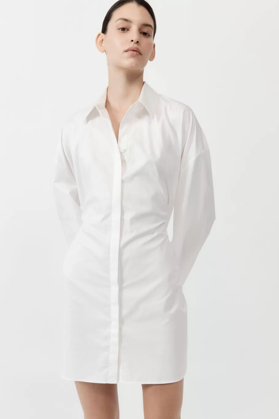 Dresses | Shirts | St. Agni Cotton Oversized Shirt Dress - White