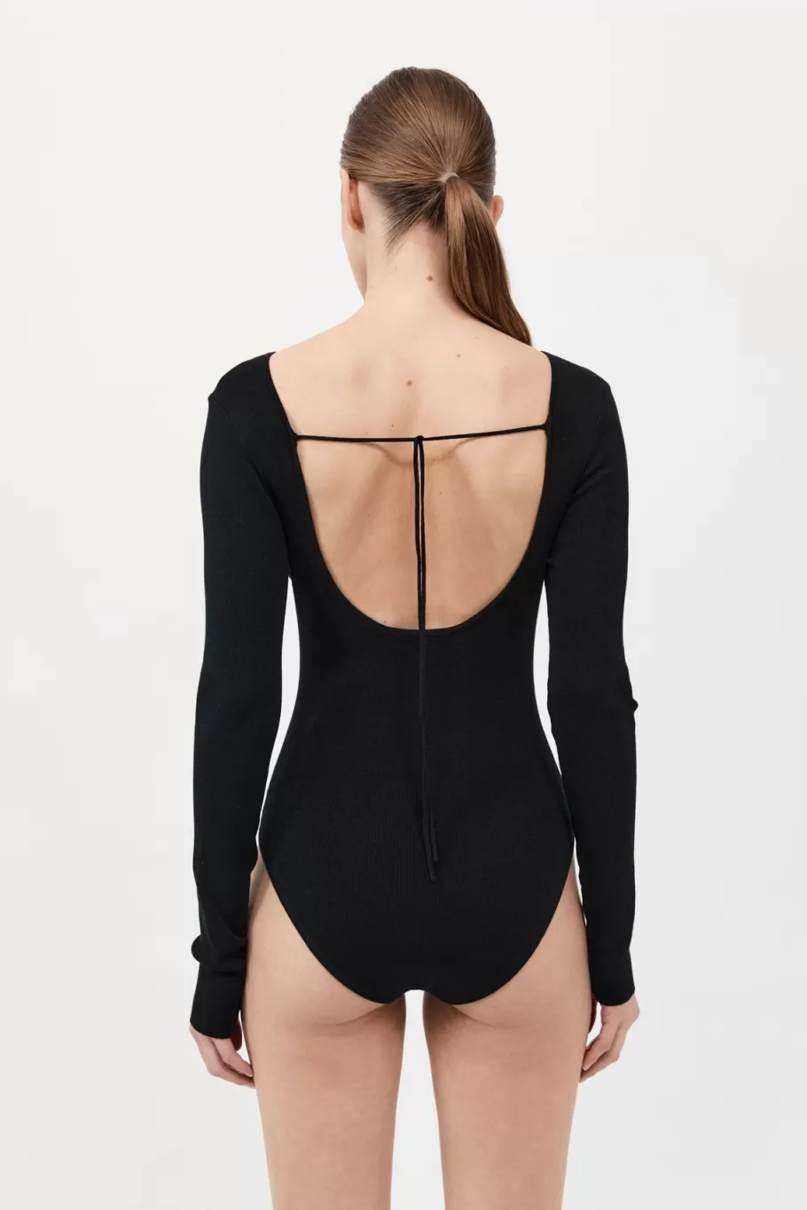 Tops | Knitwear | St. Agni Cut Out Bodysuit - Black