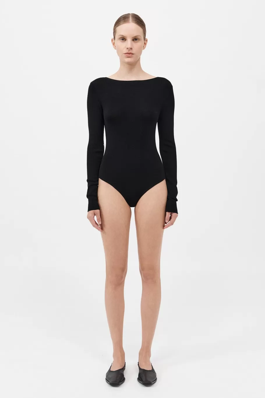 Tops | Knitwear | St. Agni Cut Out Bodysuit - Black