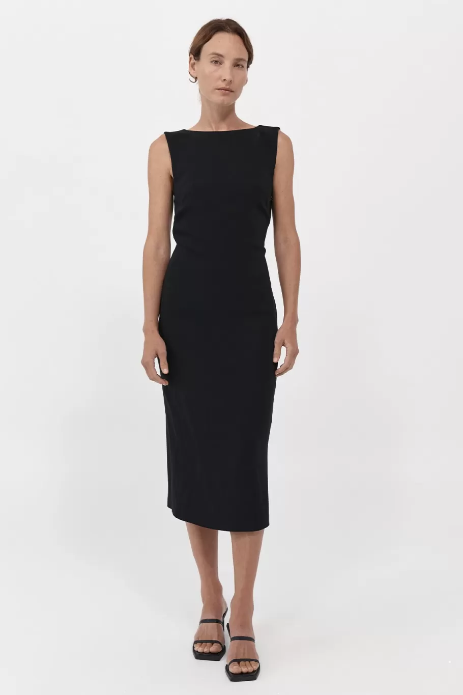 Dresses | St. Agni Cut Out Midi Dress - BLACK