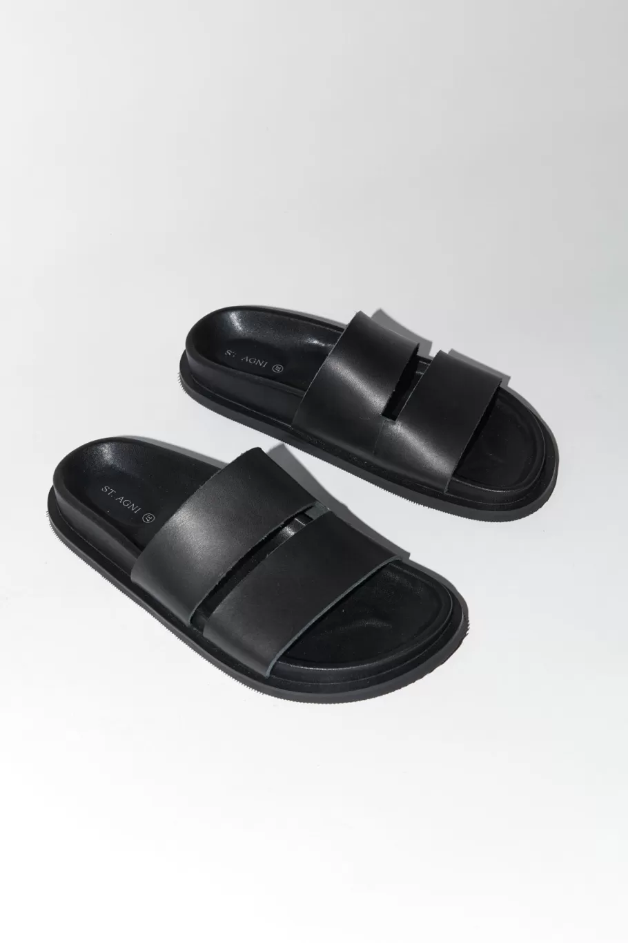 Slides | St. Agni Cut Out Slide - Black