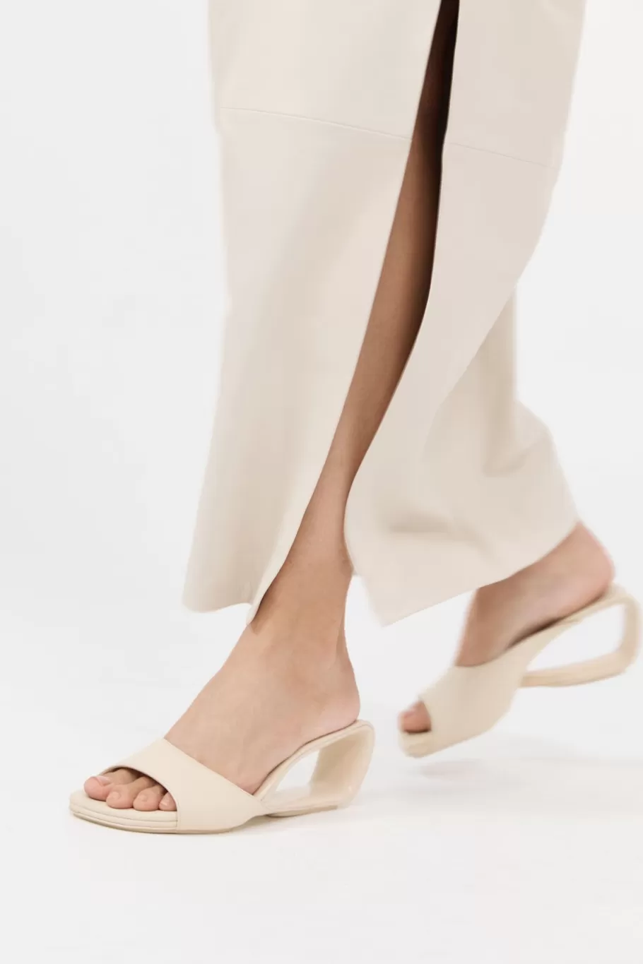 Wedges | St. Agni Cut Out Wedge - BUTTER