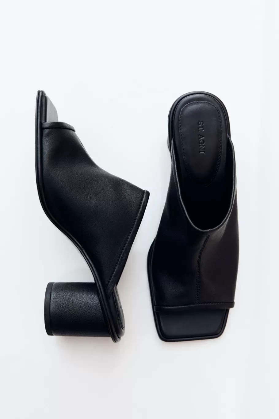 Heels | St. Agni Cylinder Heel - BLACK