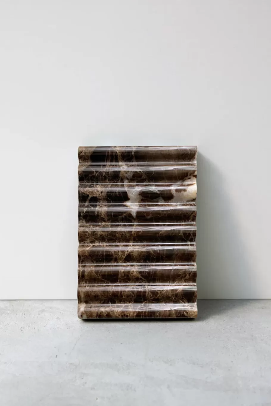 Objects | St. Agni Dark Emperador Brown Marble Soap Dish - By Binu Binu
