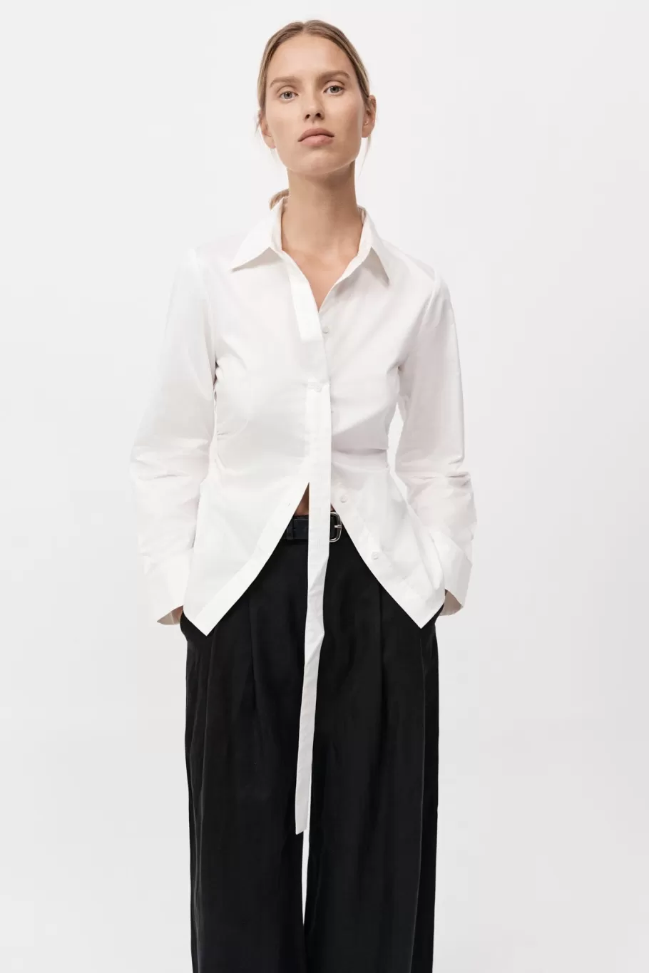 Shirts | Tops | St. Agni Deconstructed Shirt - WHITE