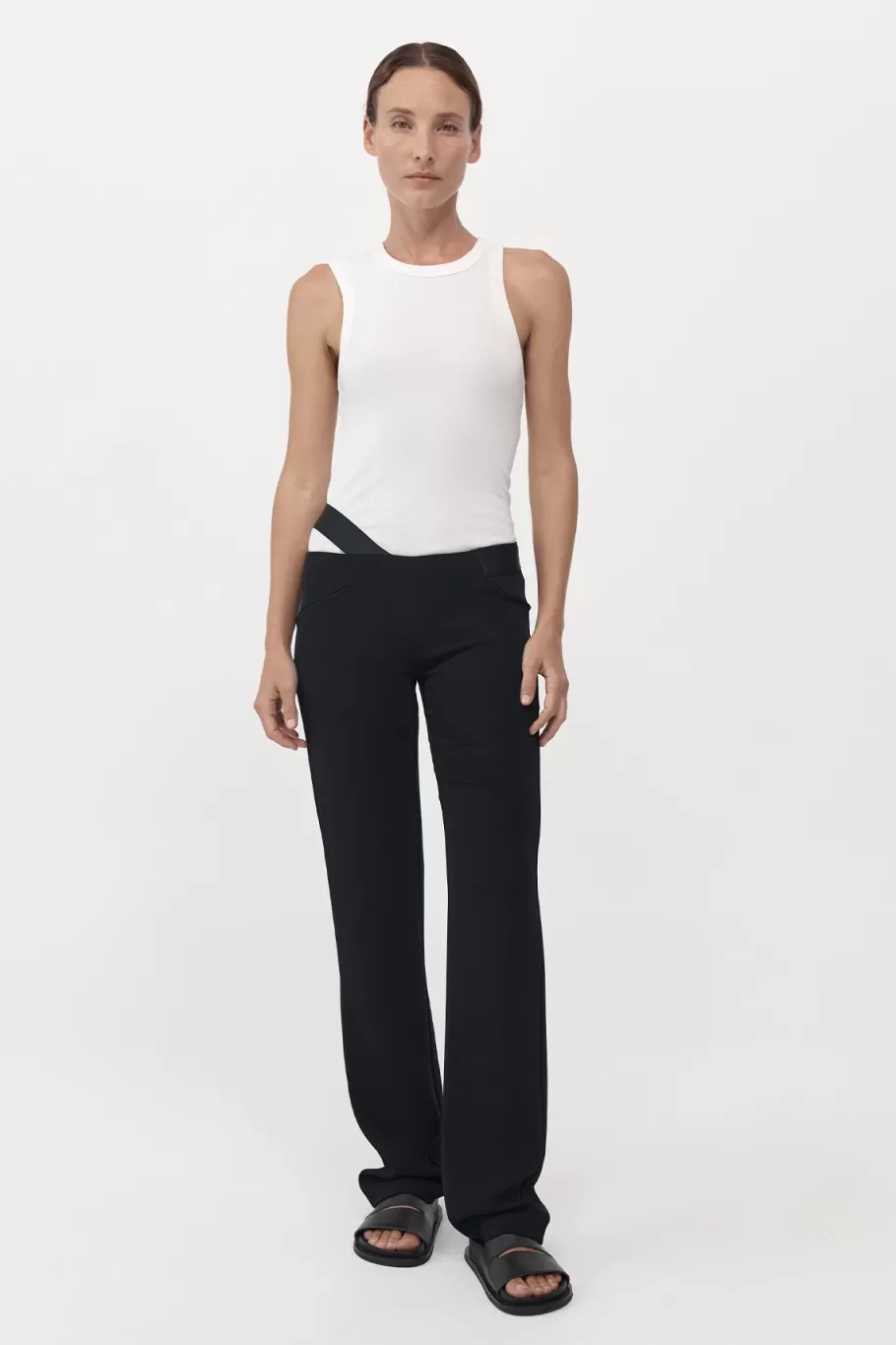 Pants | St. Agni Deconstructed Trousers - Black