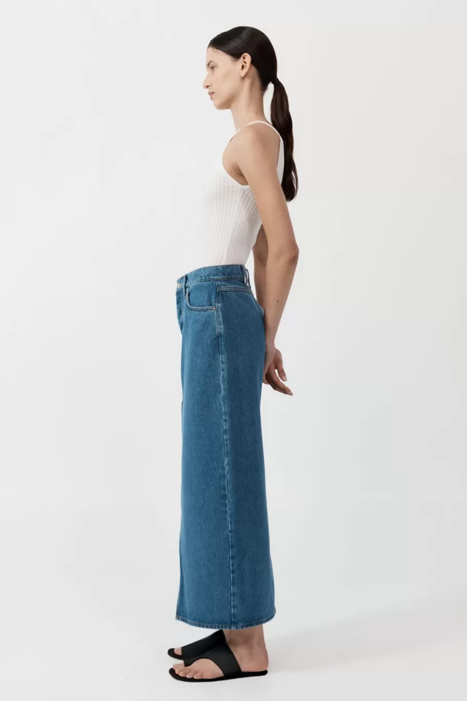 Denim | Skirts | St. Agni Denim Maxi Skirt - DENIM BLUE