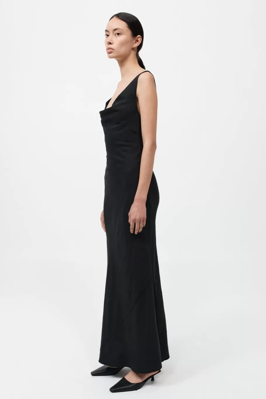 Dresses | St. Agni Double Drape Dress - BLACK