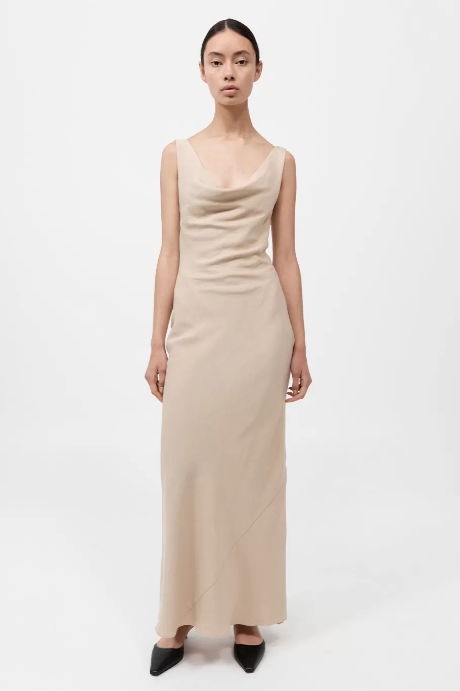 Dresses | St. Agni Double Drape Dress - DUNE