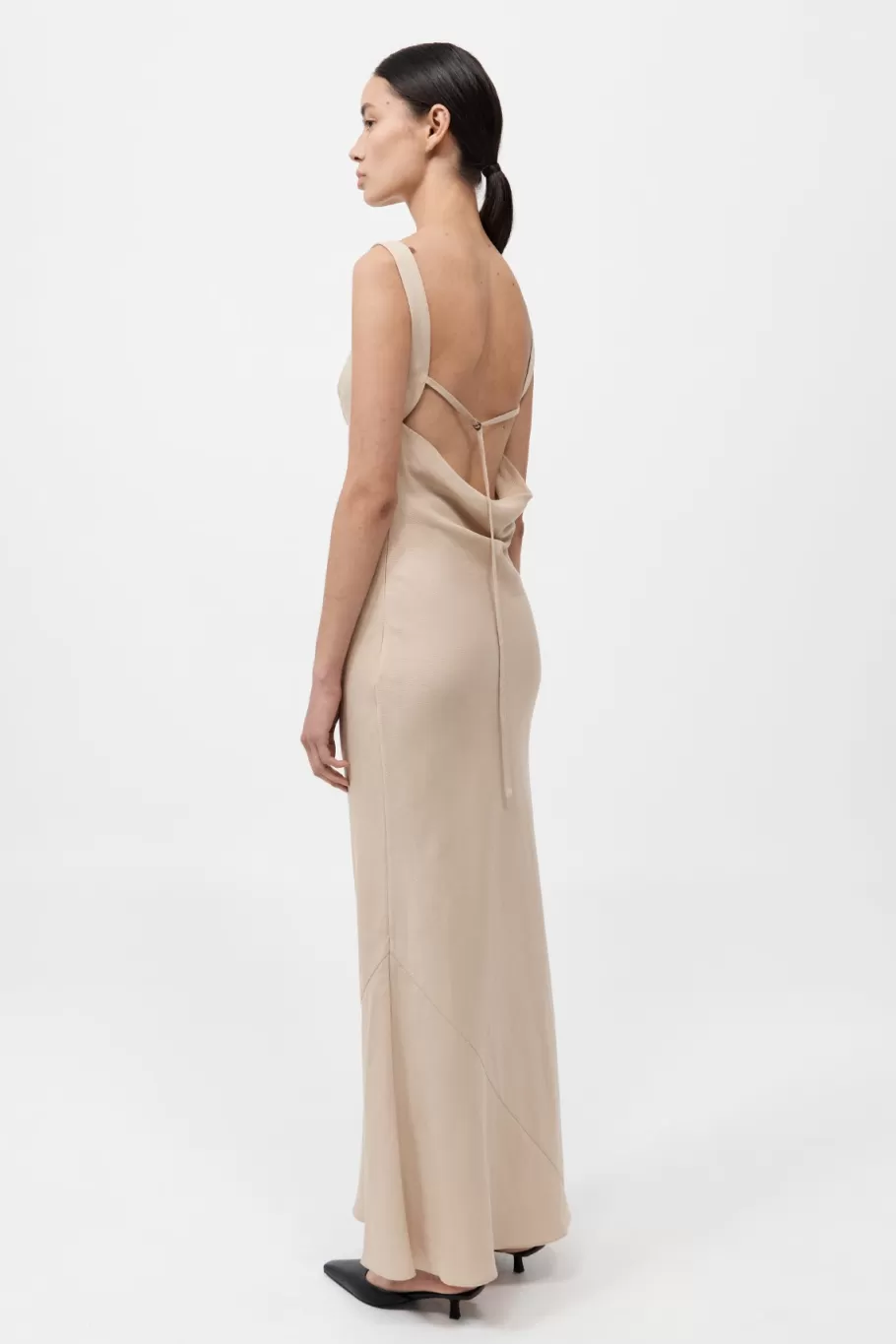 Dresses | St. Agni Double Drape Dress - DUNE