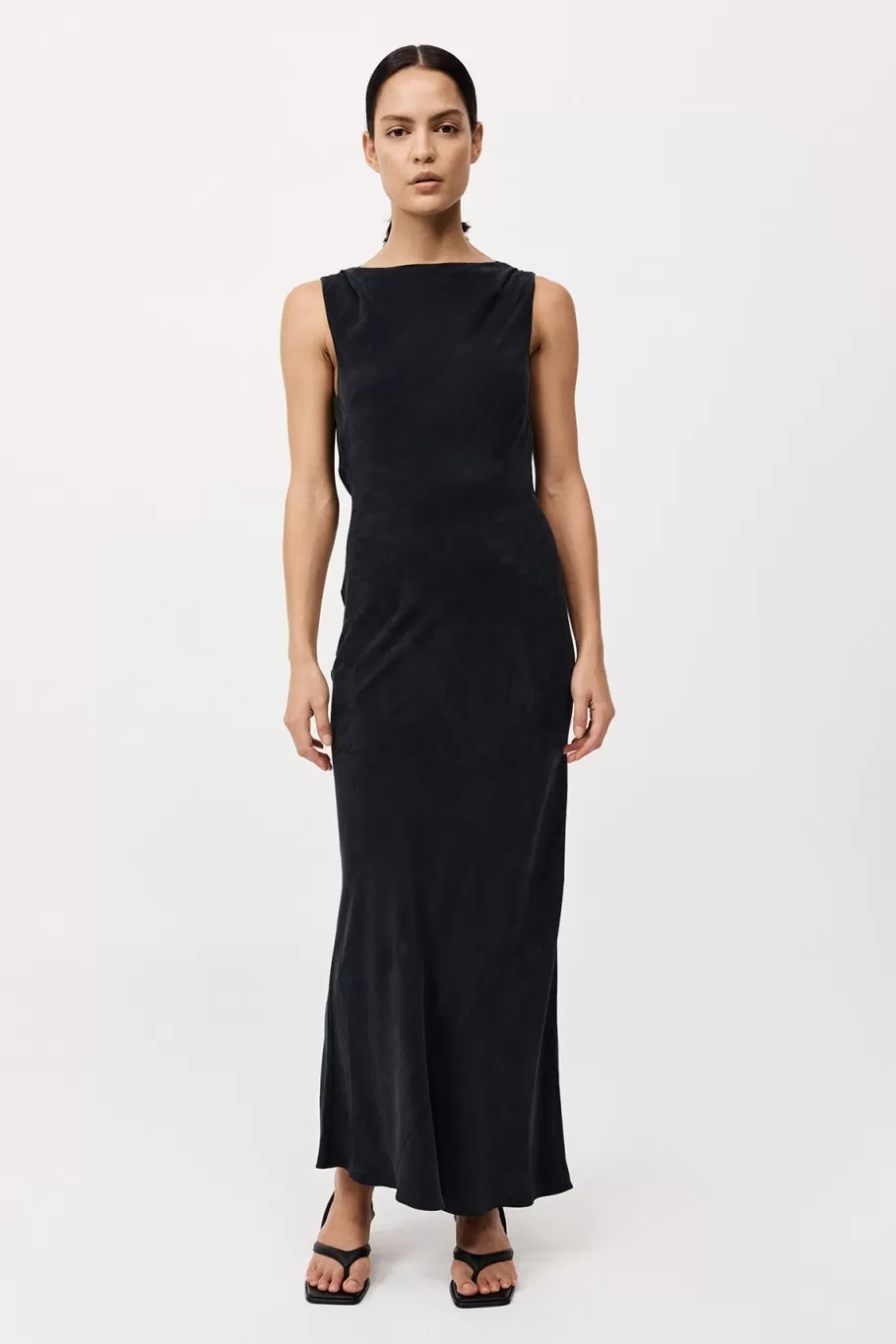 Dresses | St. Agni Draped Cowl Dress - BLACK