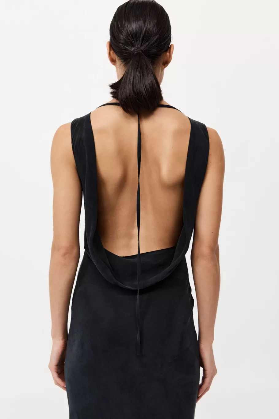 Dresses | St. Agni Draped Cowl Dress - BLACK