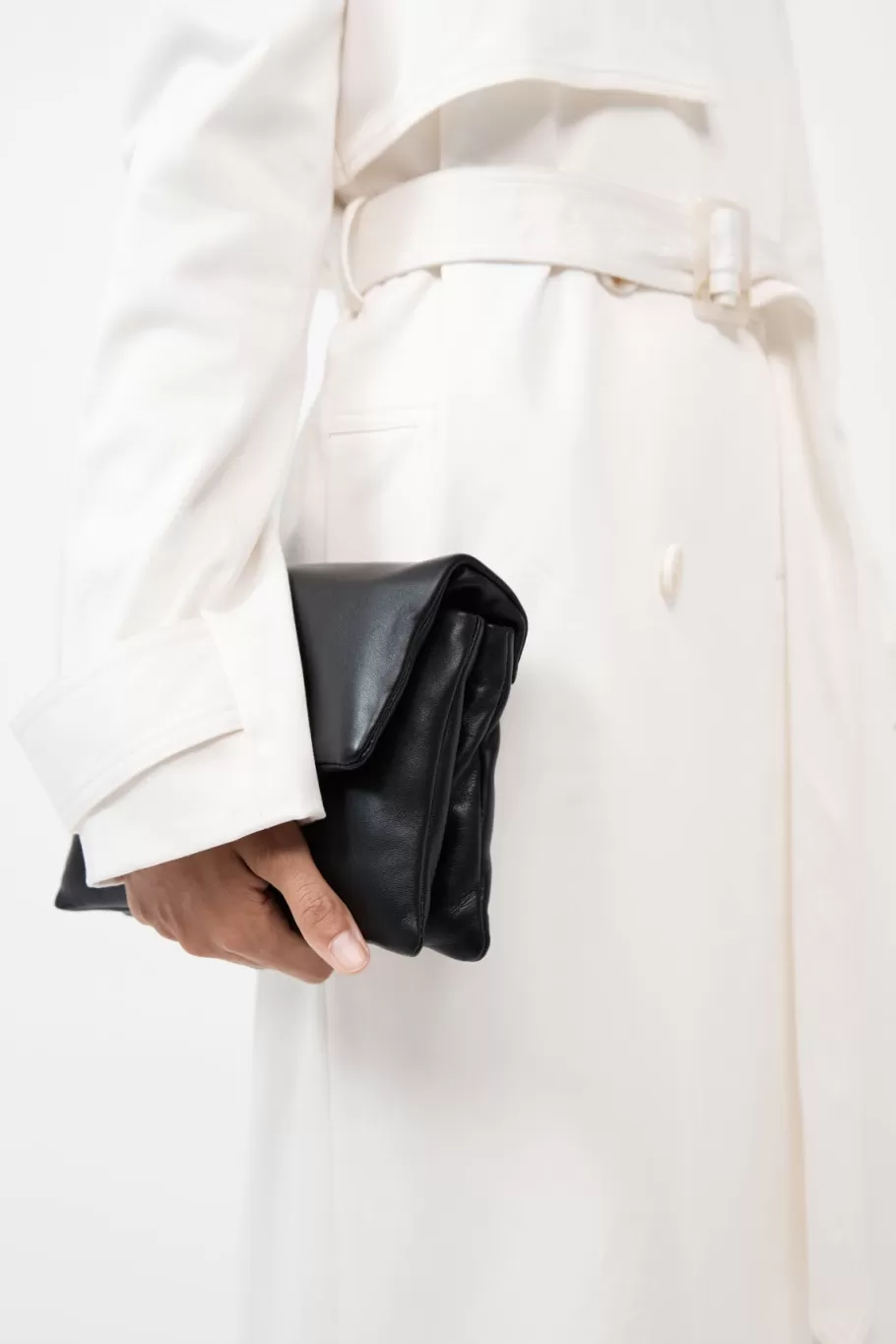 Bags | Clutches | St. Agni Dual Envelope Clutch - BLACK