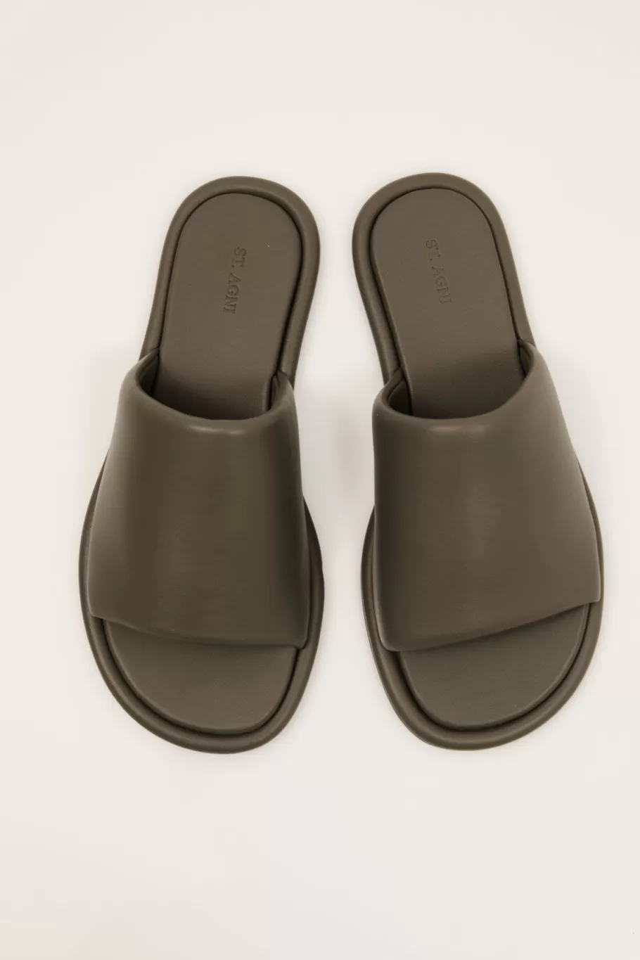 Slides | St. Agni Everyday Slippers - SMOKEY OLIVE