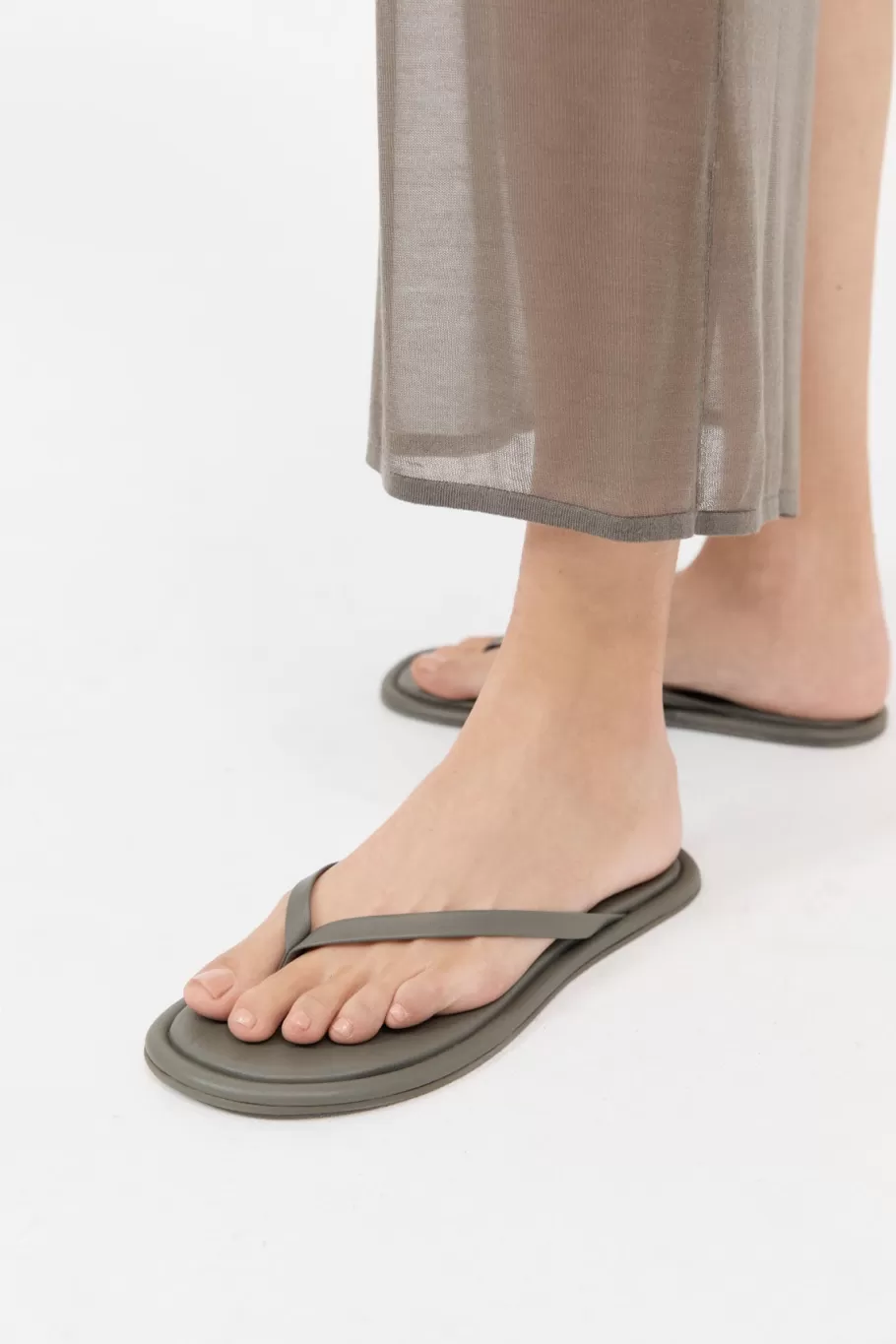 Slides | St. Agni Flip Flop - SMOKEY OLIVE