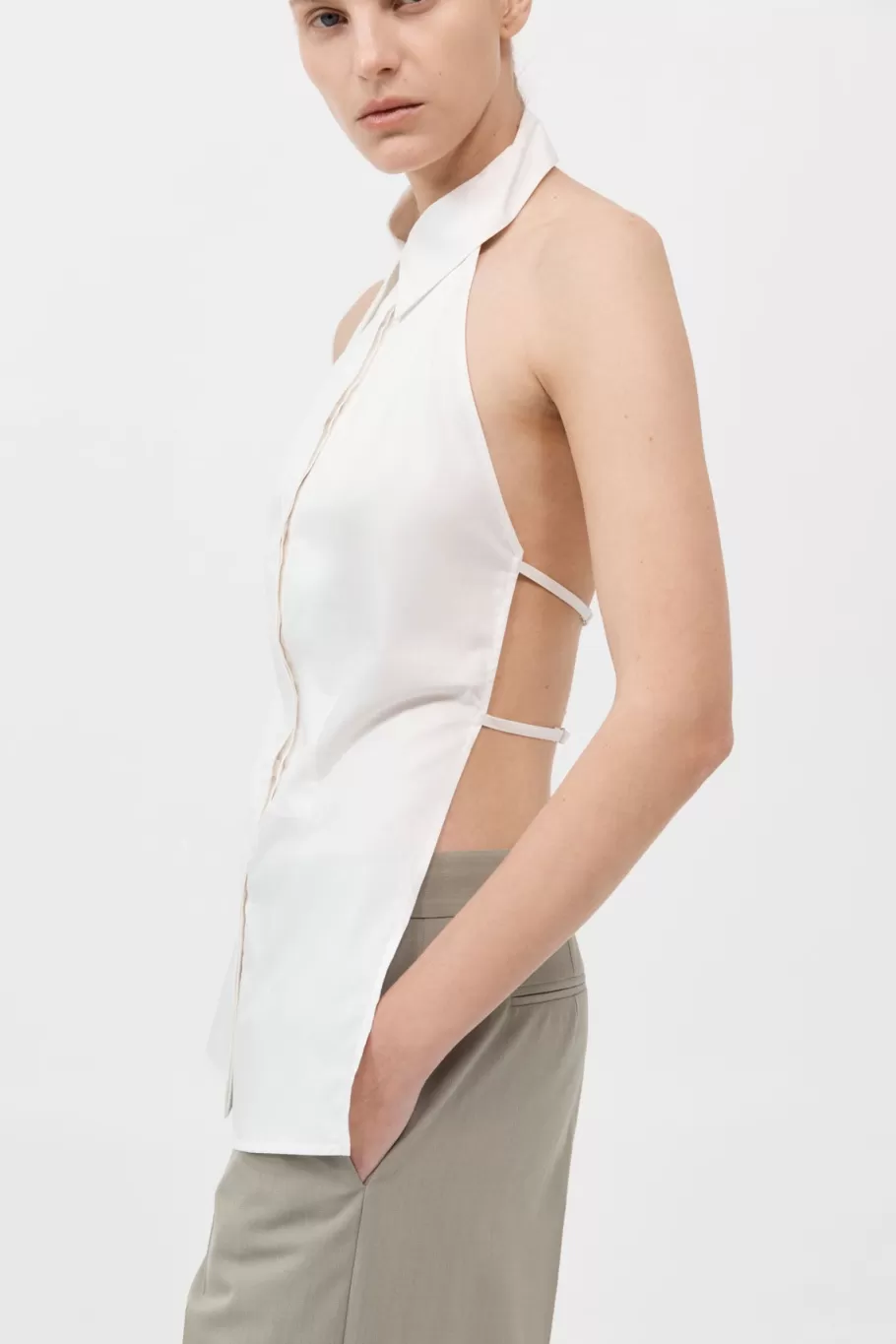 Tops | Shirts | St. Agni Halter Shirt - White