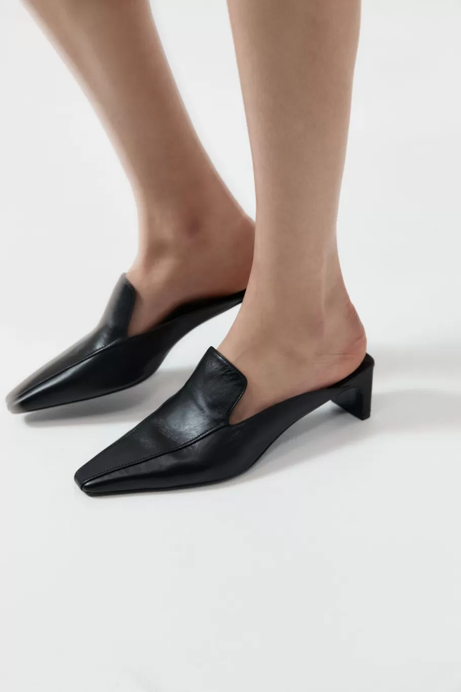 Heels | Loafers | St. Agni Heeled Loafer - Black