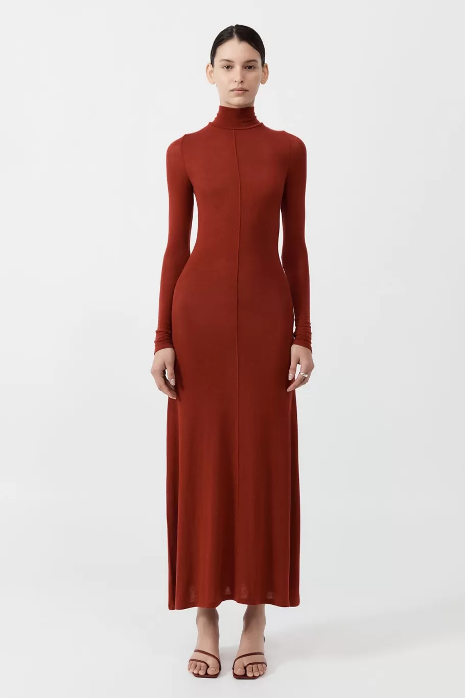 Dresses | Knitwear | St. Agni Jersey Maxi Dress - Rouge