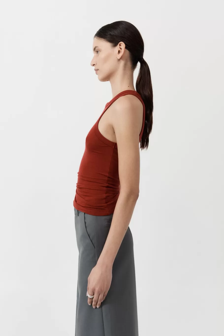 Basics | Tops | St. Agni Jersey Tank - Rouge