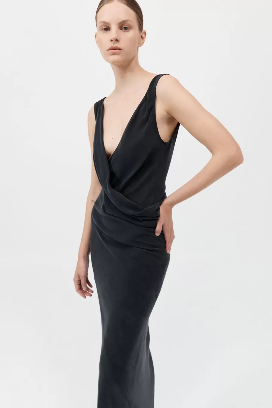 Dresses | St. Agni Layered Drape Dress - Black