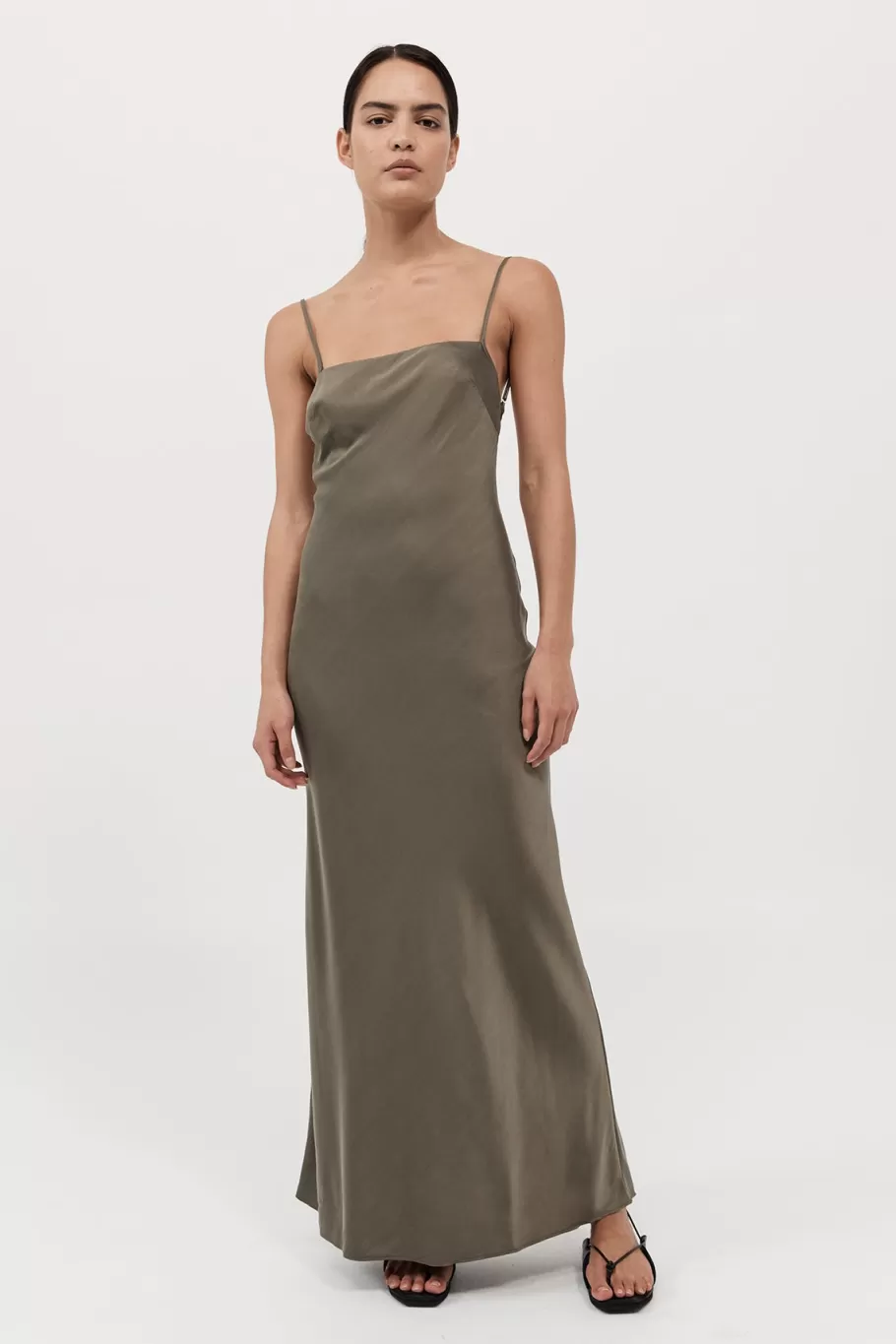 Dresses | St. Agni Low Back Slip Dress - KELP