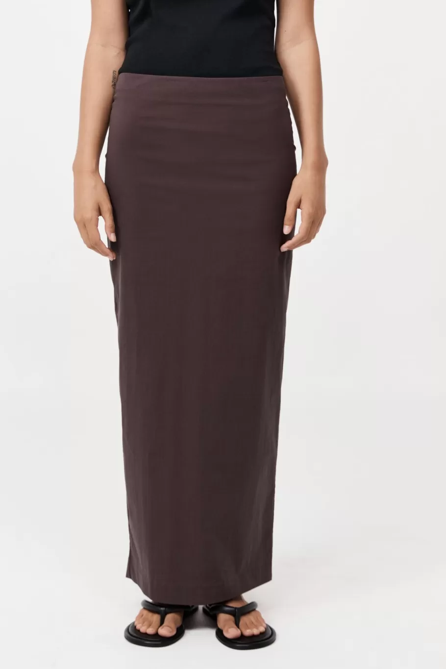 Skirts | St. Agni Minimal Column Skirt - CHOCOLATE PLUM