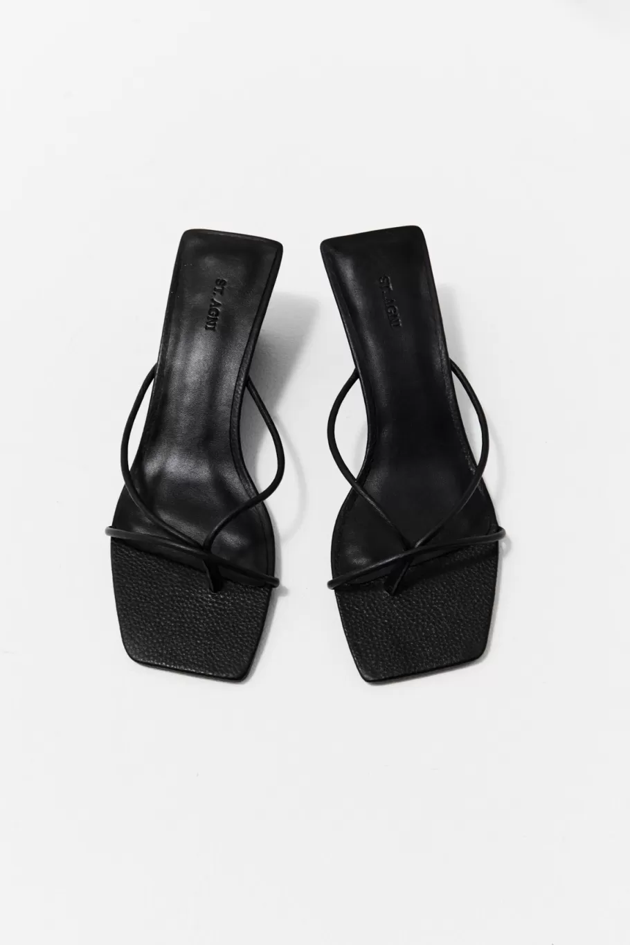 Heels | Wedges | St. Agni Minimal Low Wedge - BLACK