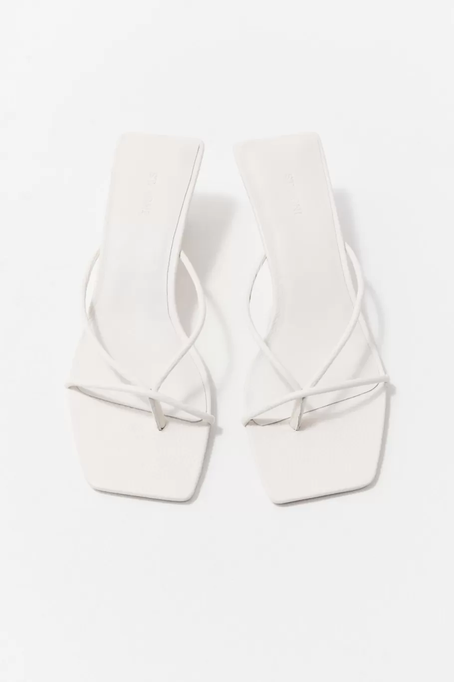 Heels | Wedges | St. Agni Minimal Low Wedge - WHITE