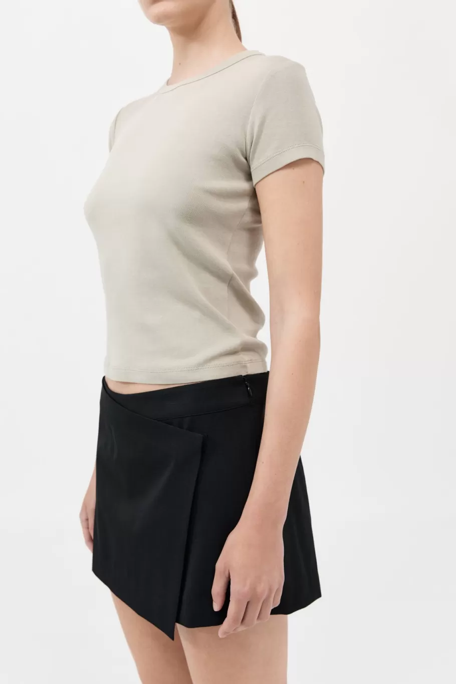 Basics | Tops | St. Agni Organic Cotton Baby Tee - MOSS GREY