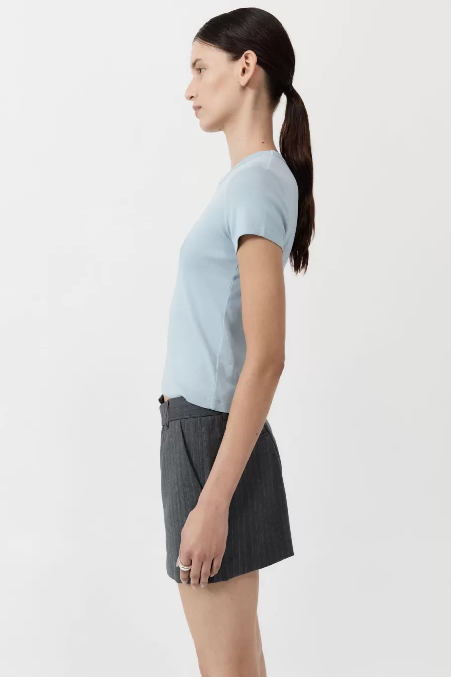 Basics | Tops | St. Agni Organic Cotton Baby Tee - STONE BLUE