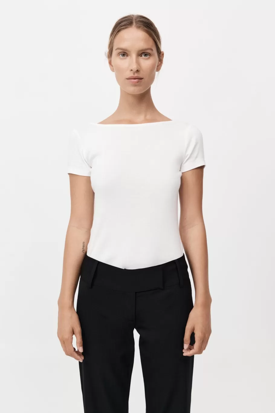 Basics | Tops | St. Agni Organic Cotton Ballet Top - WHITE