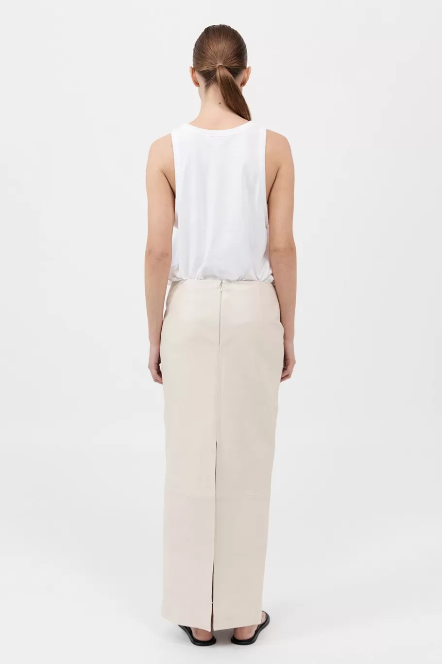 Basics | Tops | St. Agni Organic Cotton Boxy Tank - WHITE