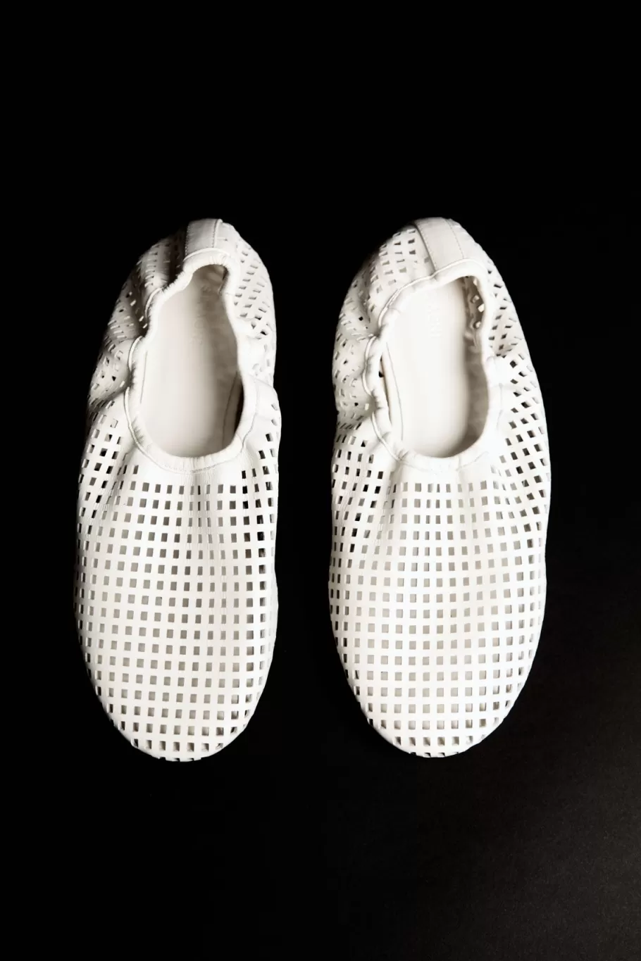 Flats | St. Agni Perforated Ballet Flat - TOFU