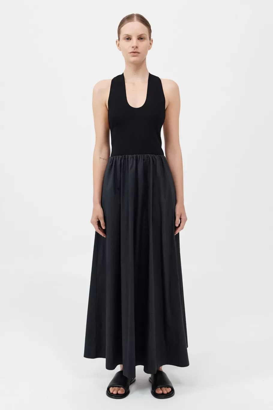 Dresses | St. Agni Plunge Neck Dress - BLACK