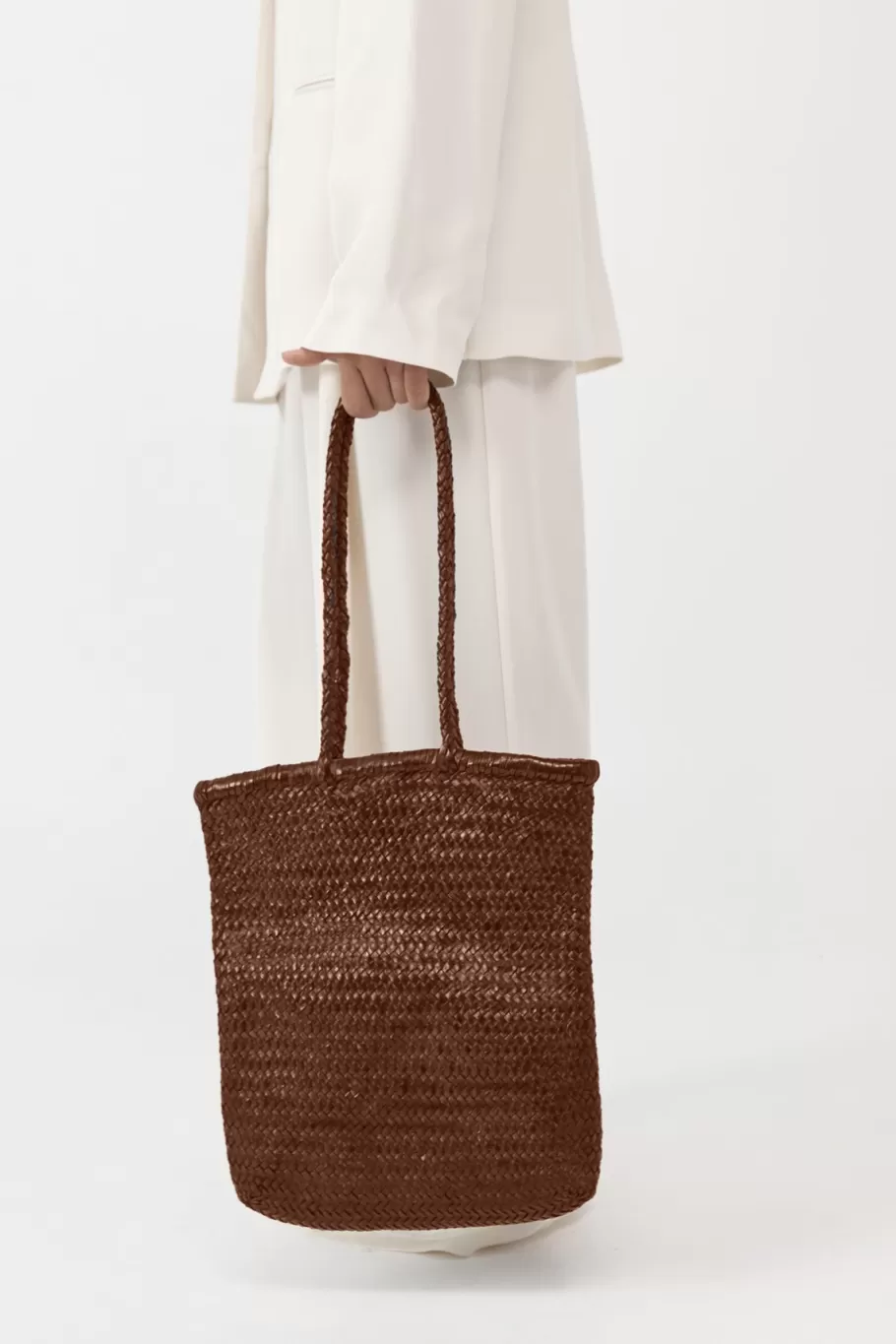 Bags | St. Agni PRE-ORDER: Bagu Woven Tote - Antique Tan